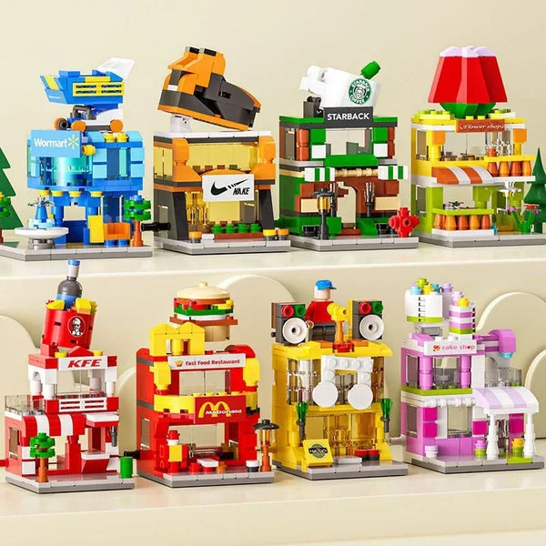 Mini City Street Building Set