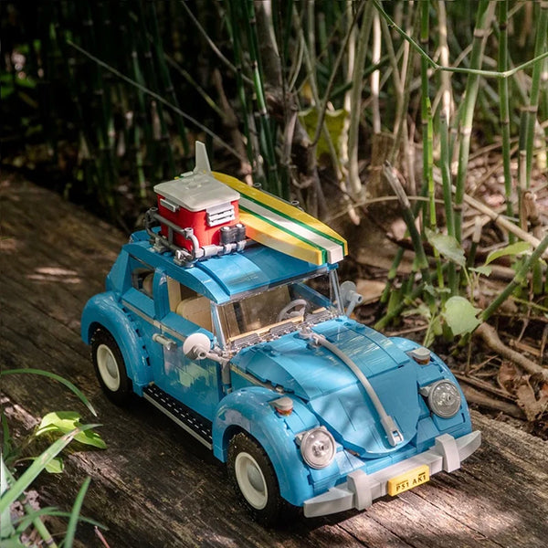 Blue Beetle Camper Car Set